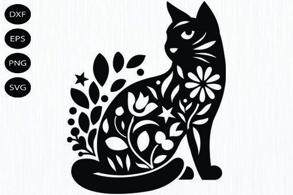 American Flag with Flag, Cat Lover Svg
