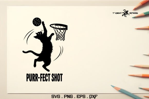 Basketball Cat Athlete SVG Pt.2
