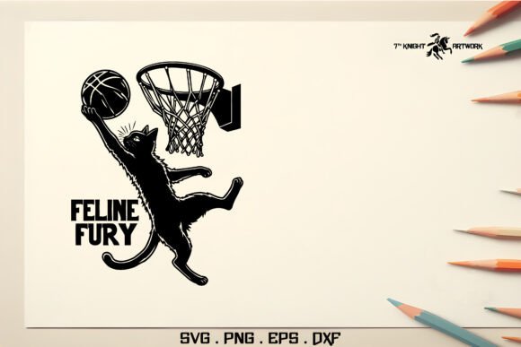 Basketball Cat Athlete Svg Pt.3