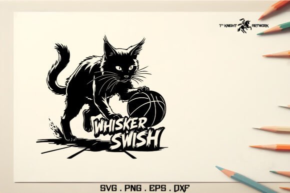 Basketball Cat Athlete Svg Pt.4