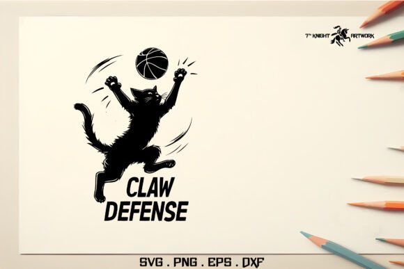 Basketball Cat Athlete Svg Pt.6