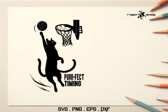 Basketball Cat Athlete Svg Pt.7