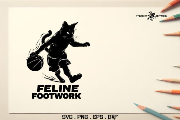 Basketball Cat Athlete Svg Pt.9