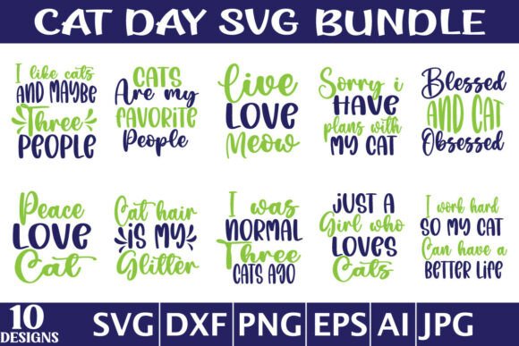 Cat Day Svg Bundle Review