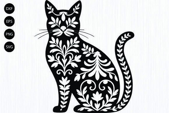 Cat Lover Svg American Flag with Flag