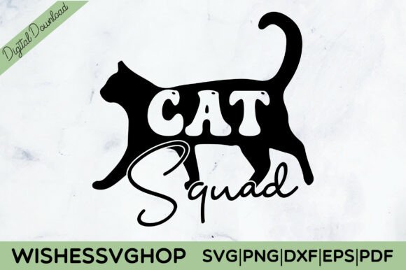 CAT SQUAD SVG PNG Review