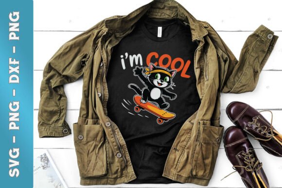 I m Cool Black Cat Sarcastic SVG